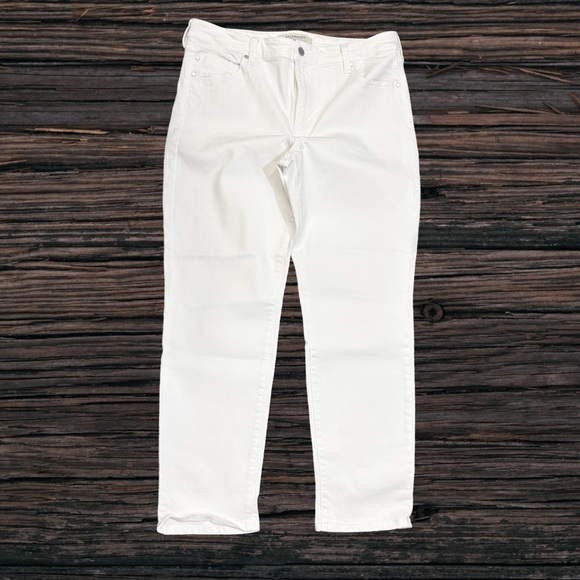 Liverpool White Ankle Cropped Jeans - Picture 1 of 4